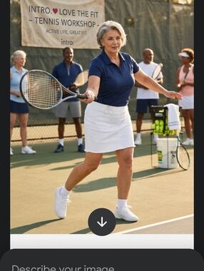 Intro Love the fit White flower skort with frayed hem 16 NWT Sport Leisure